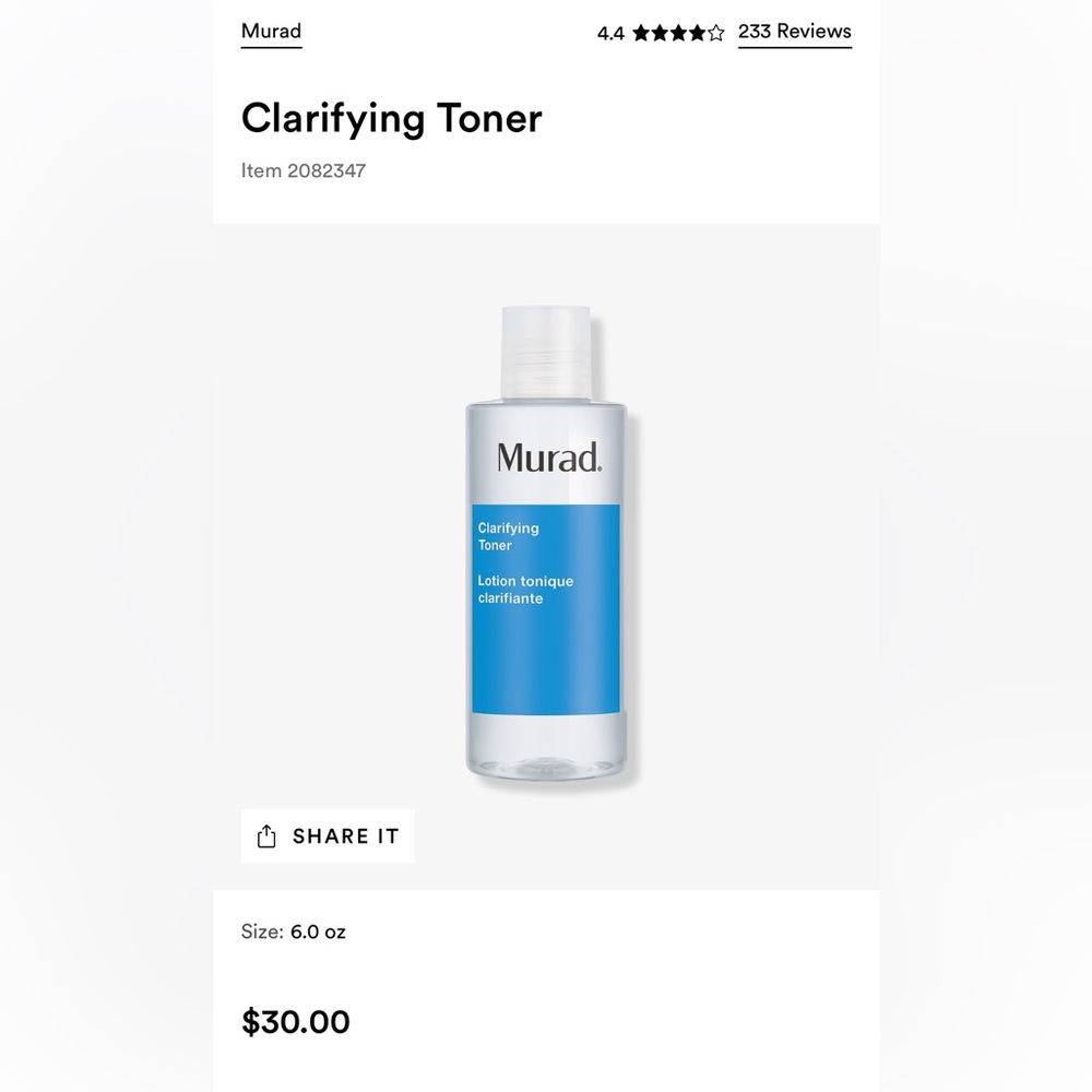 🍉 Murad Clarifying Toner - Picture 2 of 5